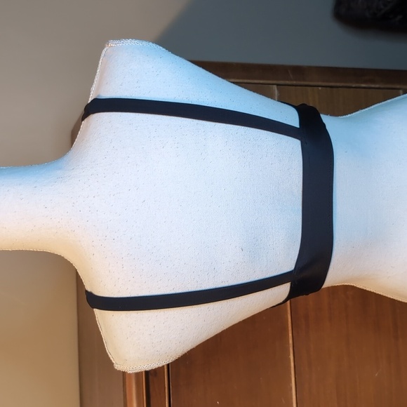 Aerie Black Ring Bikini Top Sz S - Picture 4 of 10